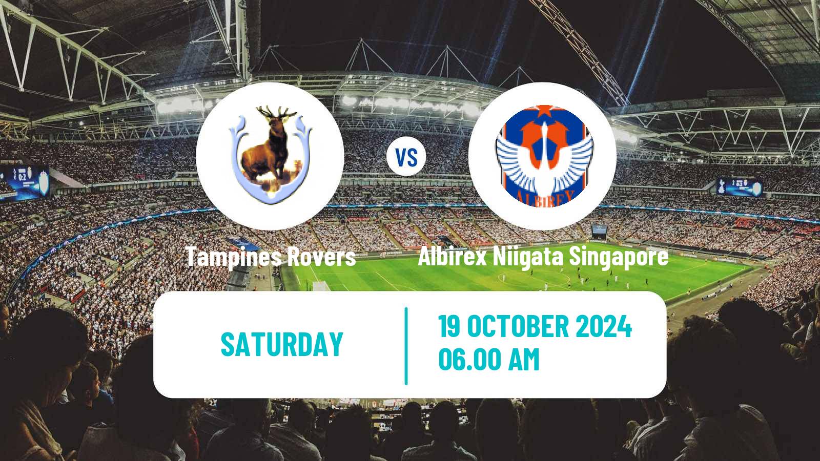 Soccer Singapore Premier League Tampines Rovers - Albirex Niigata Singapore