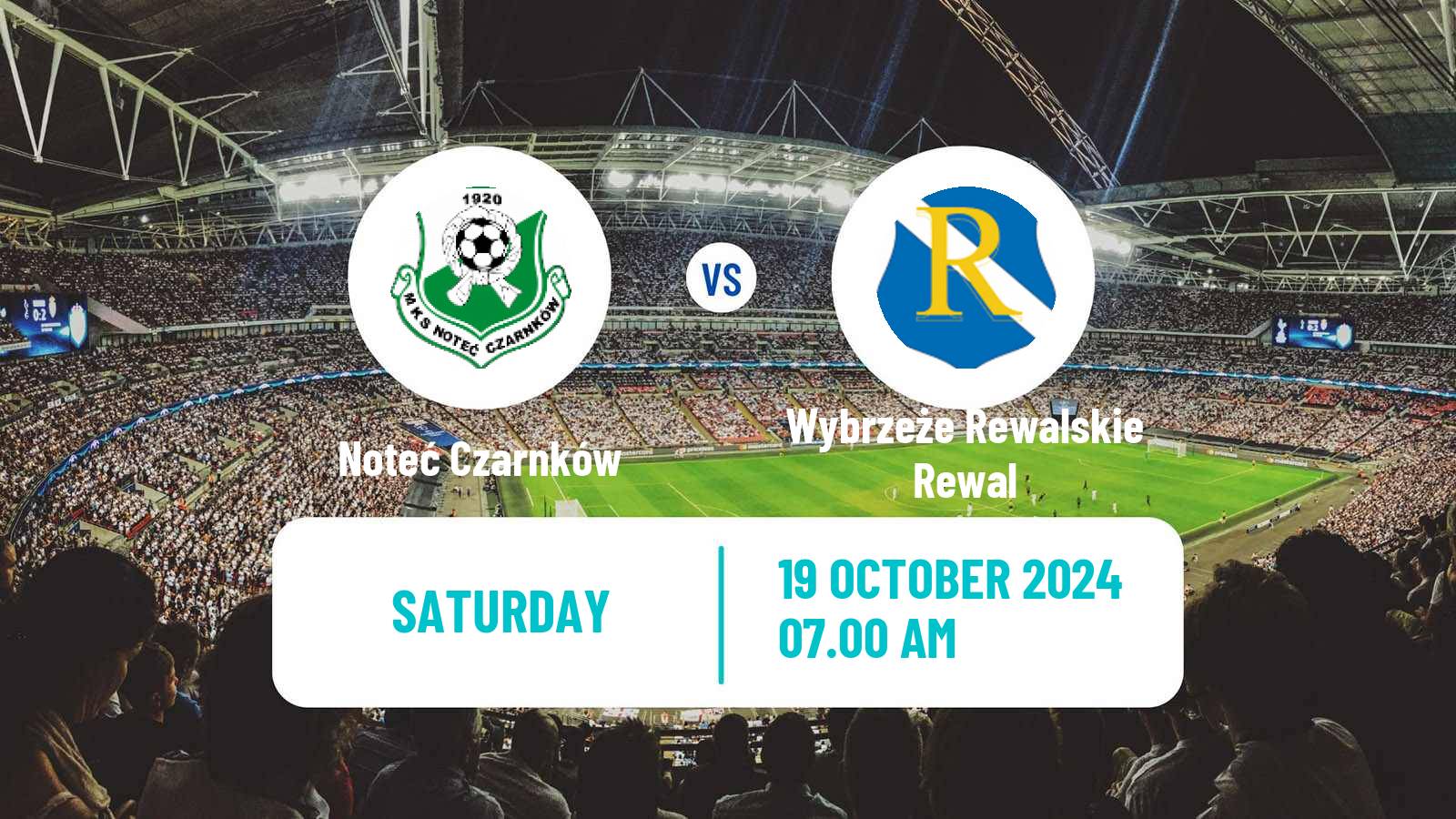 Soccer Polish Division 3 - Group II Noteć Czarnków - Wybrzeże Rewalskie Rewal