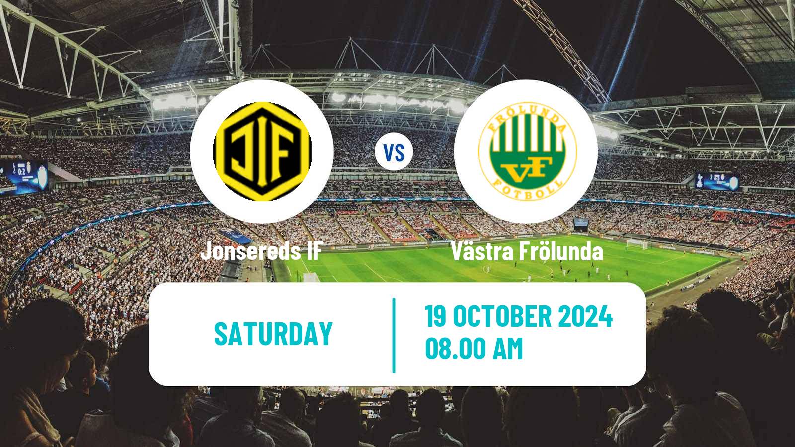 Soccer Swedish Division 2 - Västra Götaland Jonsereds - Västra Frölunda