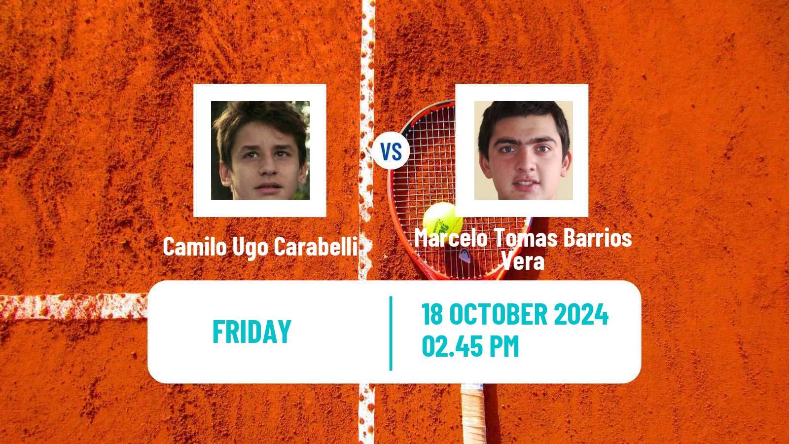 Tennis Campinas Challenger Men Camilo Ugo Carabelli - Marcelo Tomas Barrios Vera