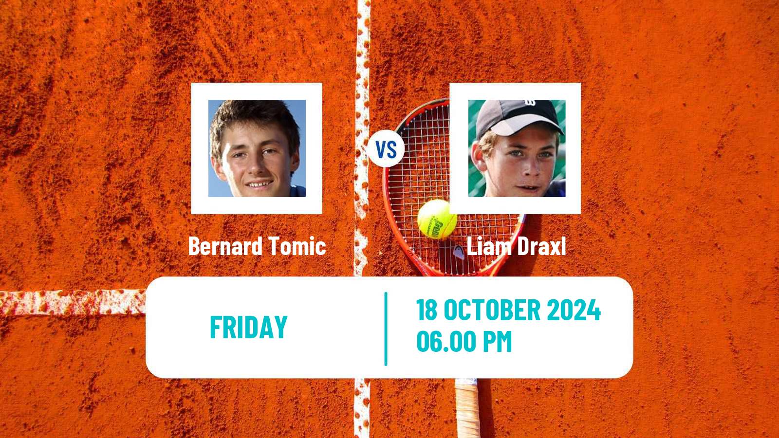 Tennis Calgary Challenger Men Bernard Tomic - Liam Draxl