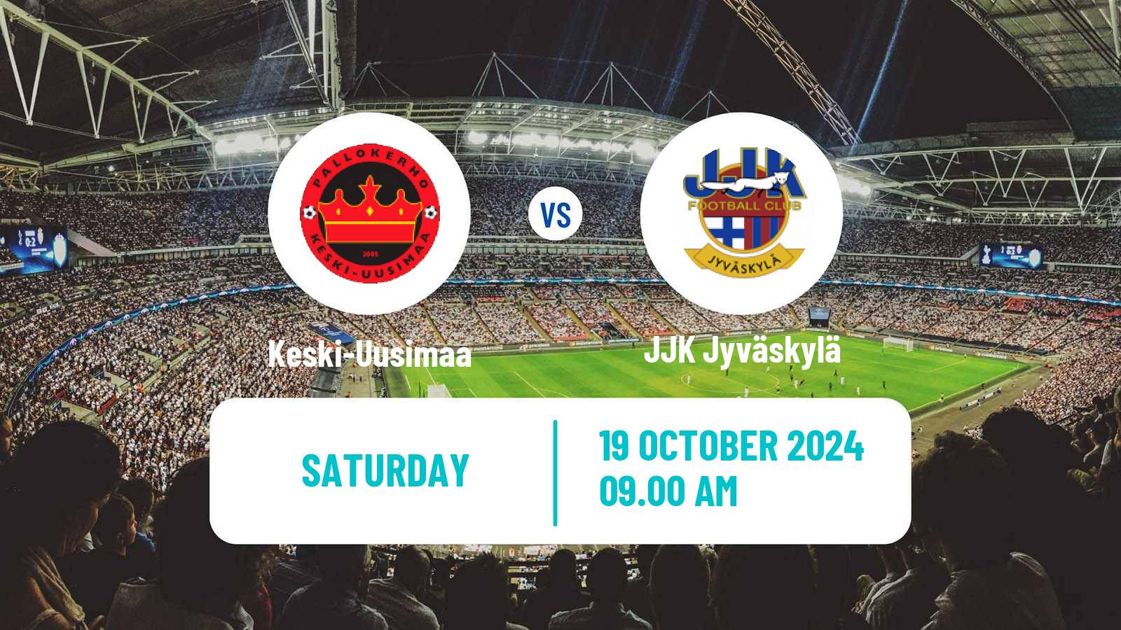 Soccer Finnish Ykkonen Keski-Uusimaa - JJK Jyväskylä