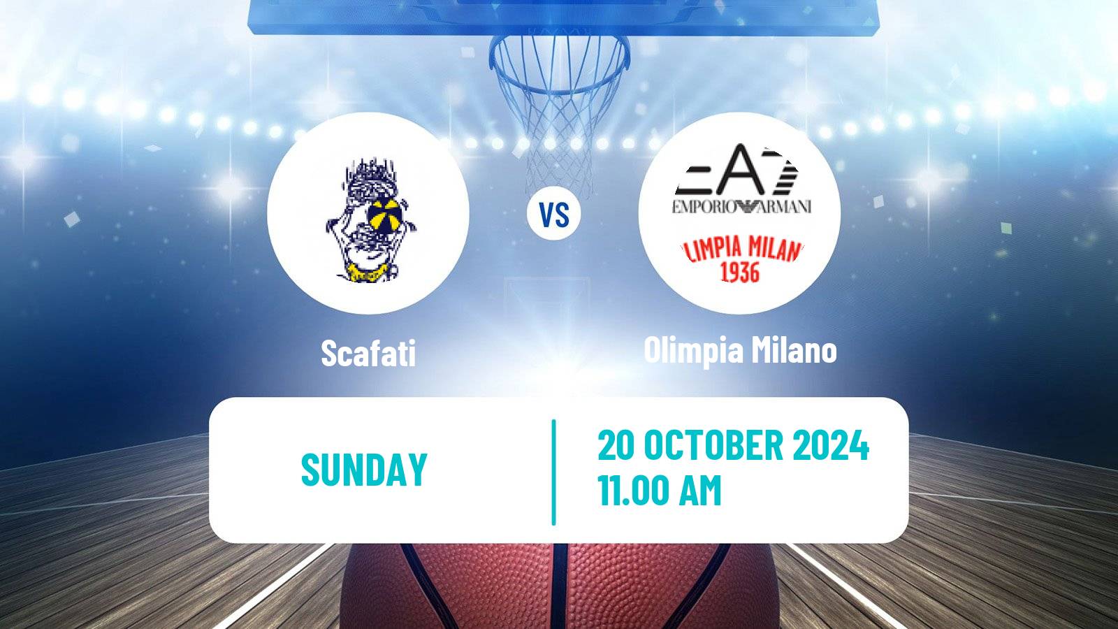 Basketball Italian Lega A Basketball Scafati - Olimpia Milano