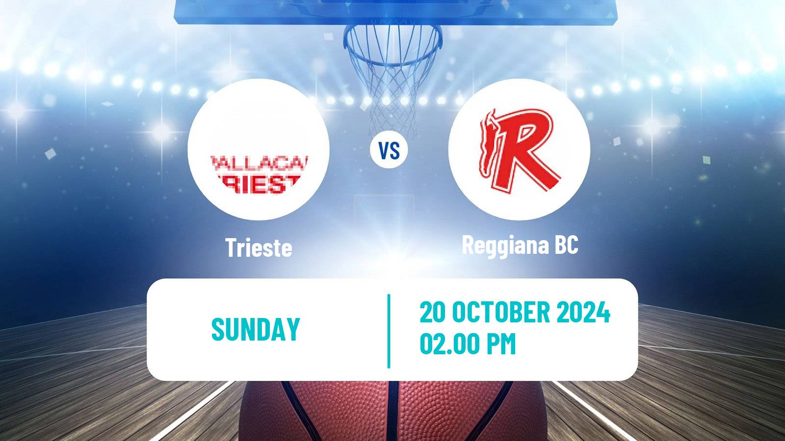 Basketball Italian Lega A Basketball Trieste - Reggiana