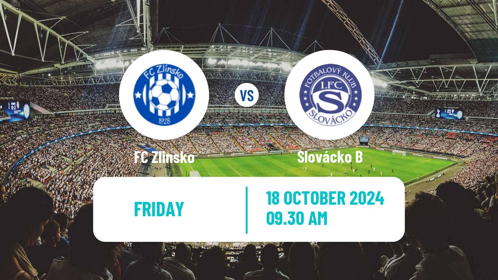 Soccer Czech MSFL Zlinsko - Slovácko B