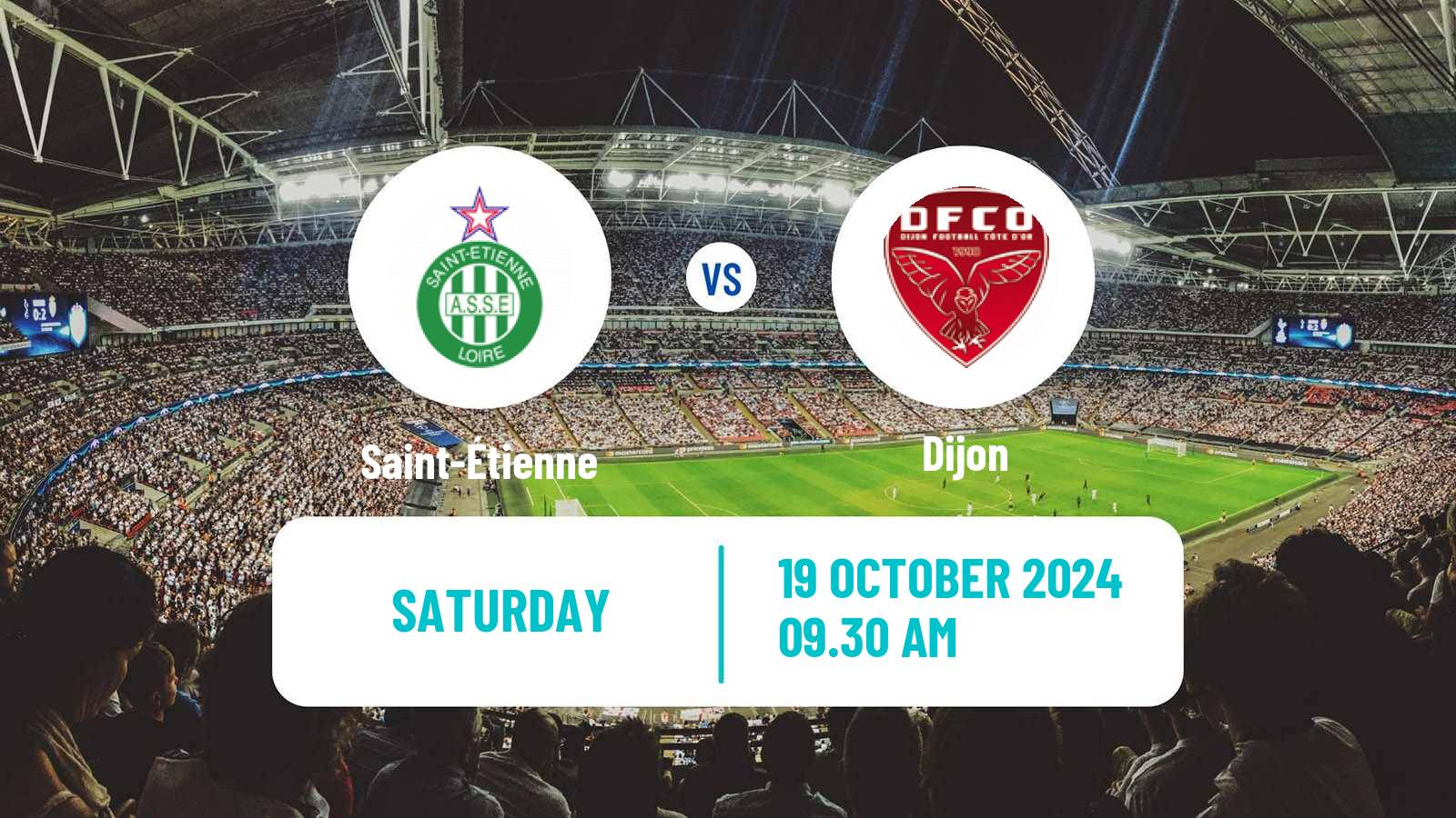 Soccer French Division 1 Women Saint-Étienne - Dijon