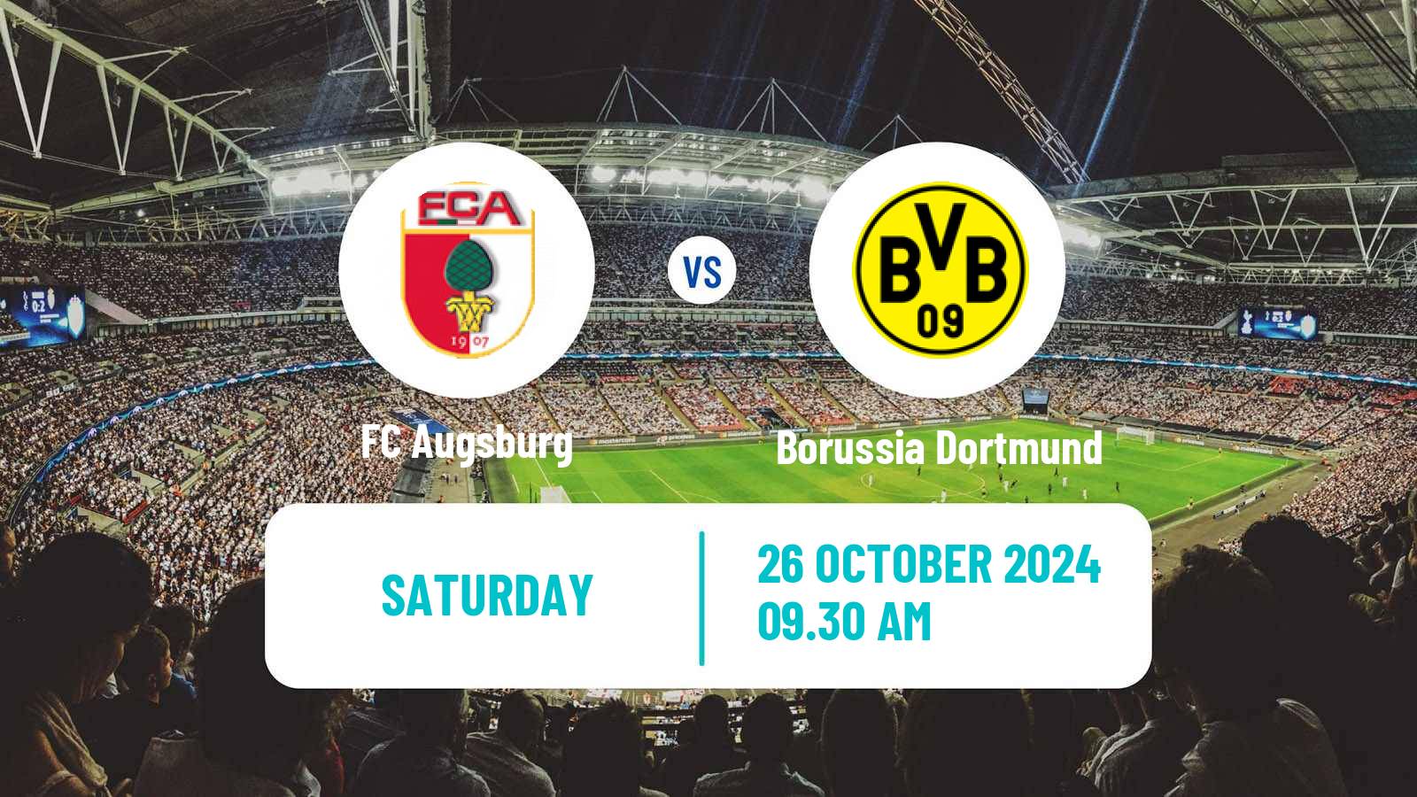 Soccer German Bundesliga Augsburg - Borussia Dortmund