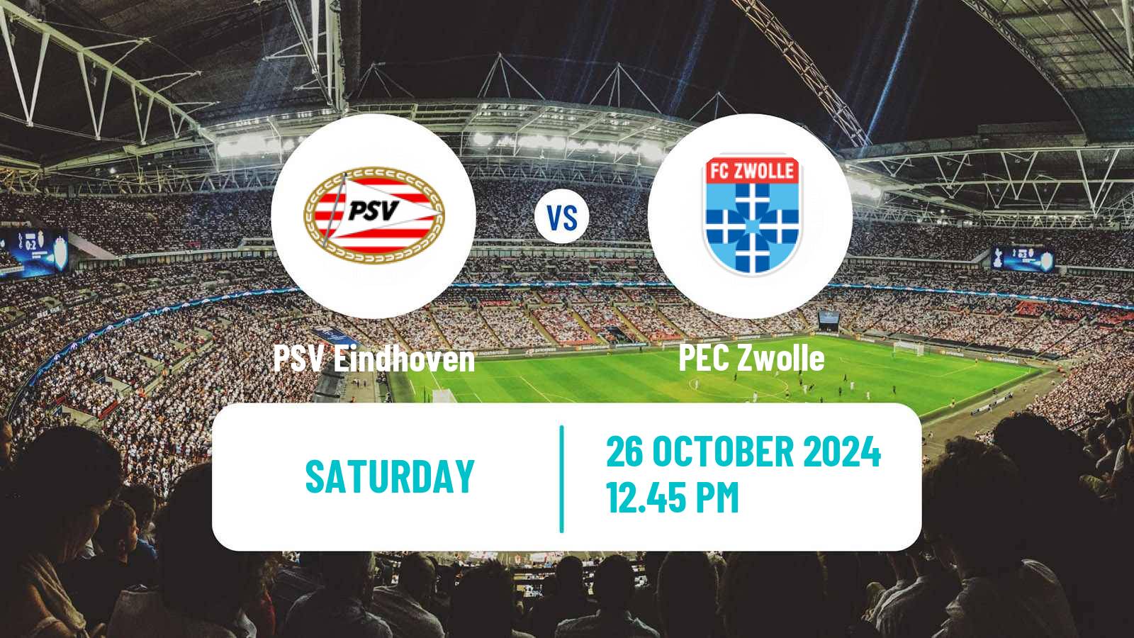 Soccer Dutch Eredivisie PSV Eindhoven - Zwolle