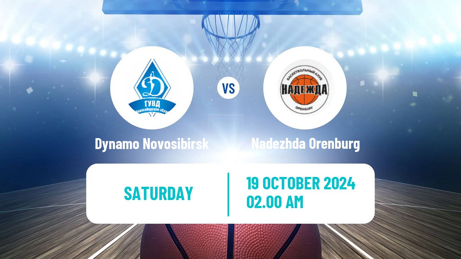 Basketball Russian Premier League Basketball Women Dynamo Novosibirsk - Nadezhda Orenburg