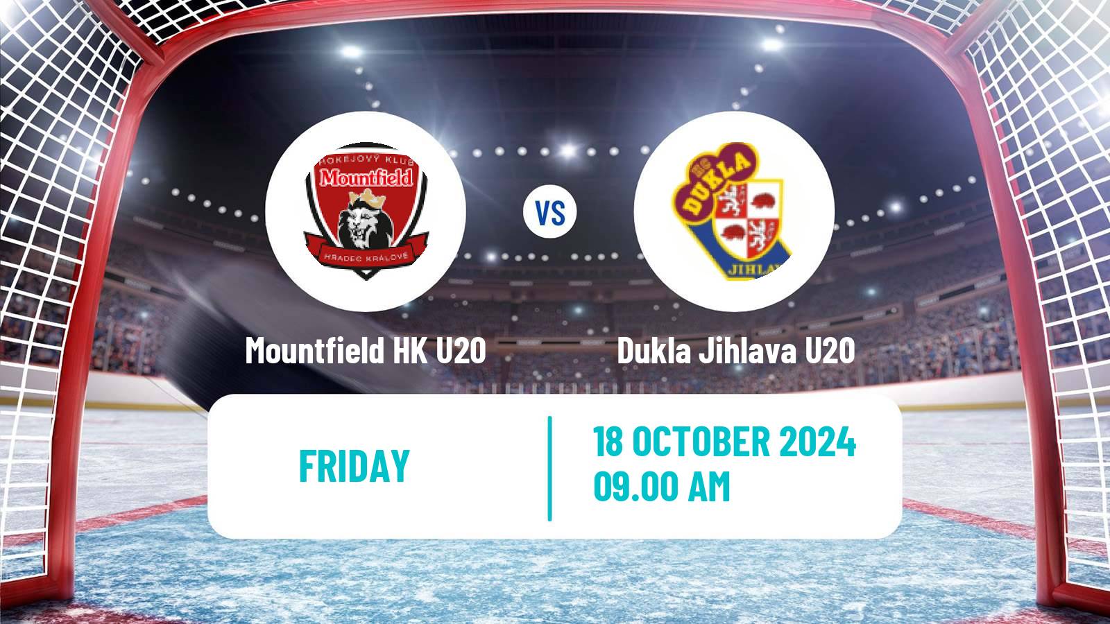 Hockey Czech ELJ Mountfield HK U20 - Dukla Jihlava U20