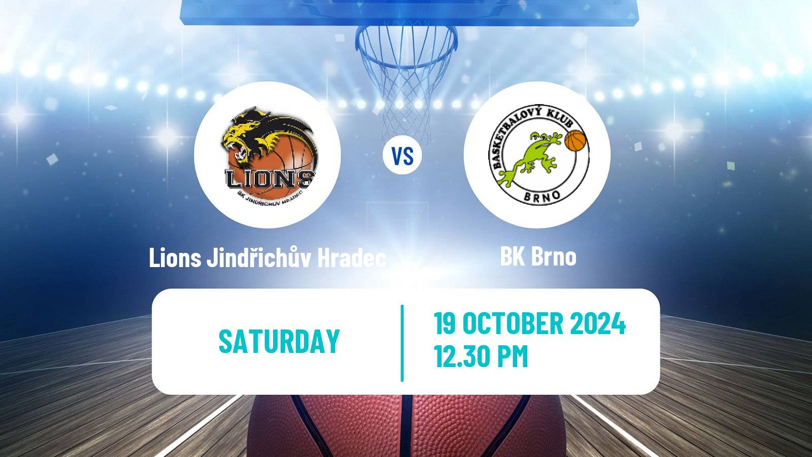 Basketball Czech NBL Lions Jindřichův Hradec - Brno