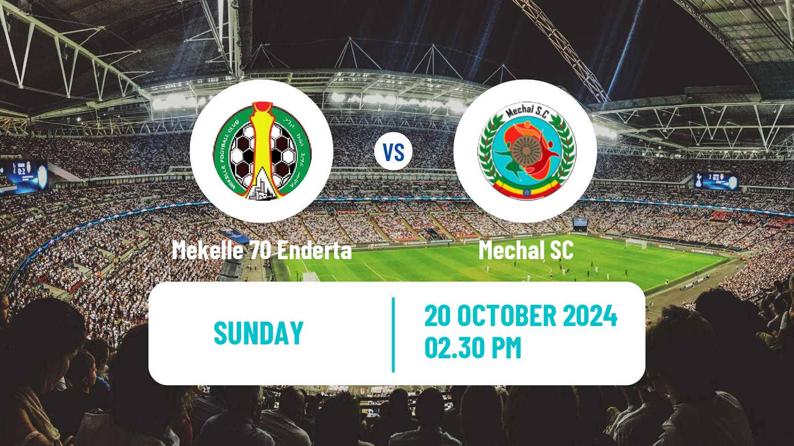 Soccer Ethiopian Premier League Mekelle 70 Enderta - Mechal