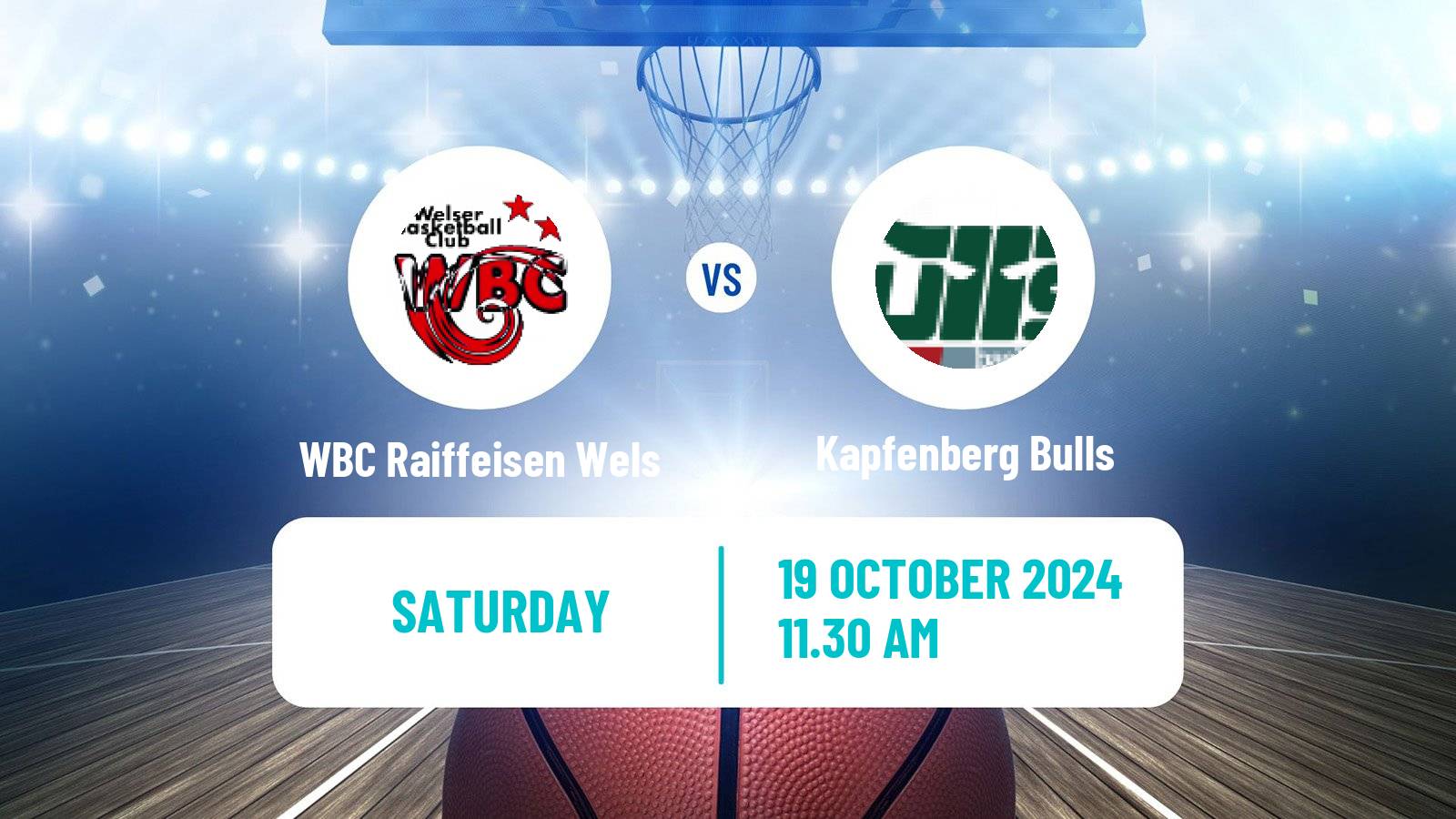 Basketball Austrian Superliga Basketball WBC Raiffeisen Wels - Kapfenberg Bulls