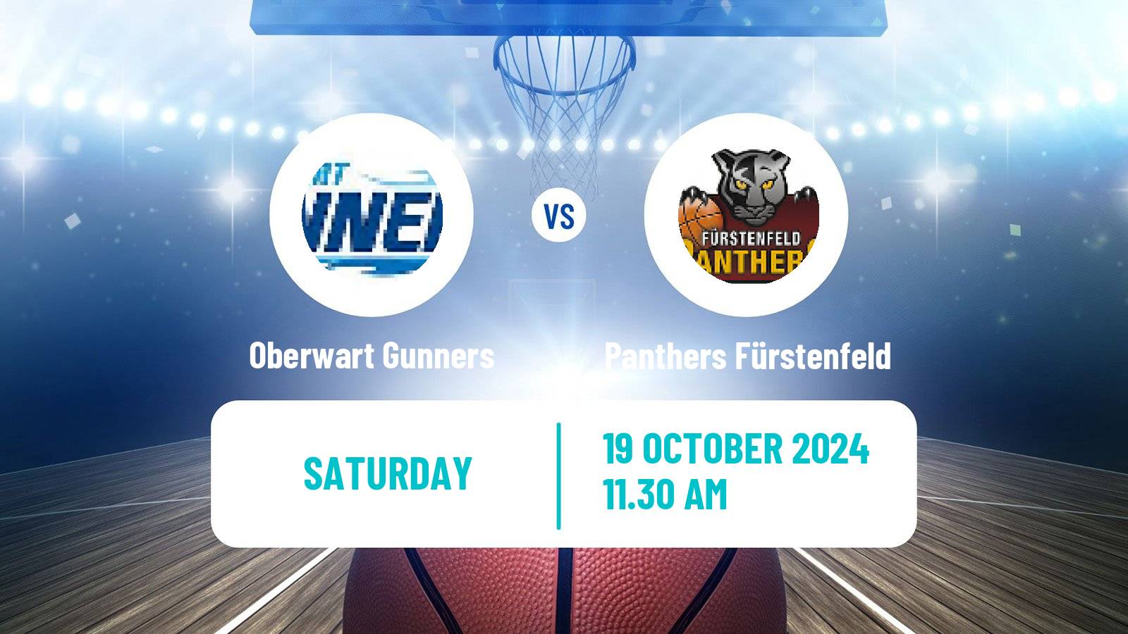 Basketball Austrian Superliga Basketball Oberwart Gunners - Panthers Fürstenfeld