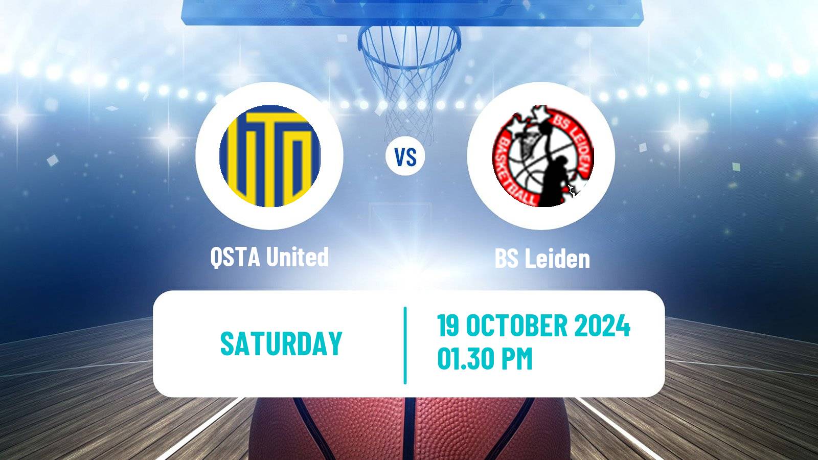 Basketball Dutch WBL Basketball QSTA United - Leiden