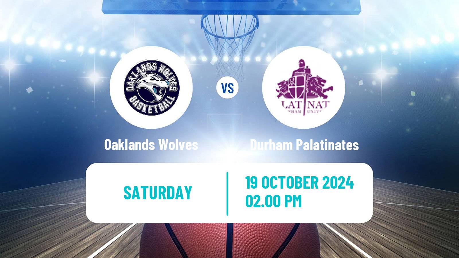 Basketball British WBBL Oaklands Wolves - Durham Palatinates