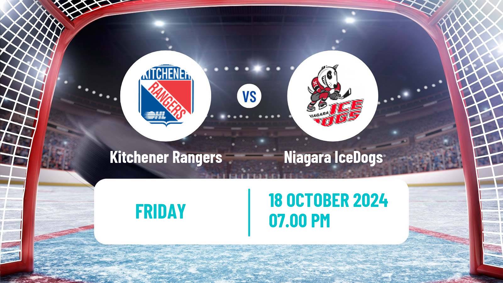 Hockey OHL Kitchener Rangers - Niagara IceDogs