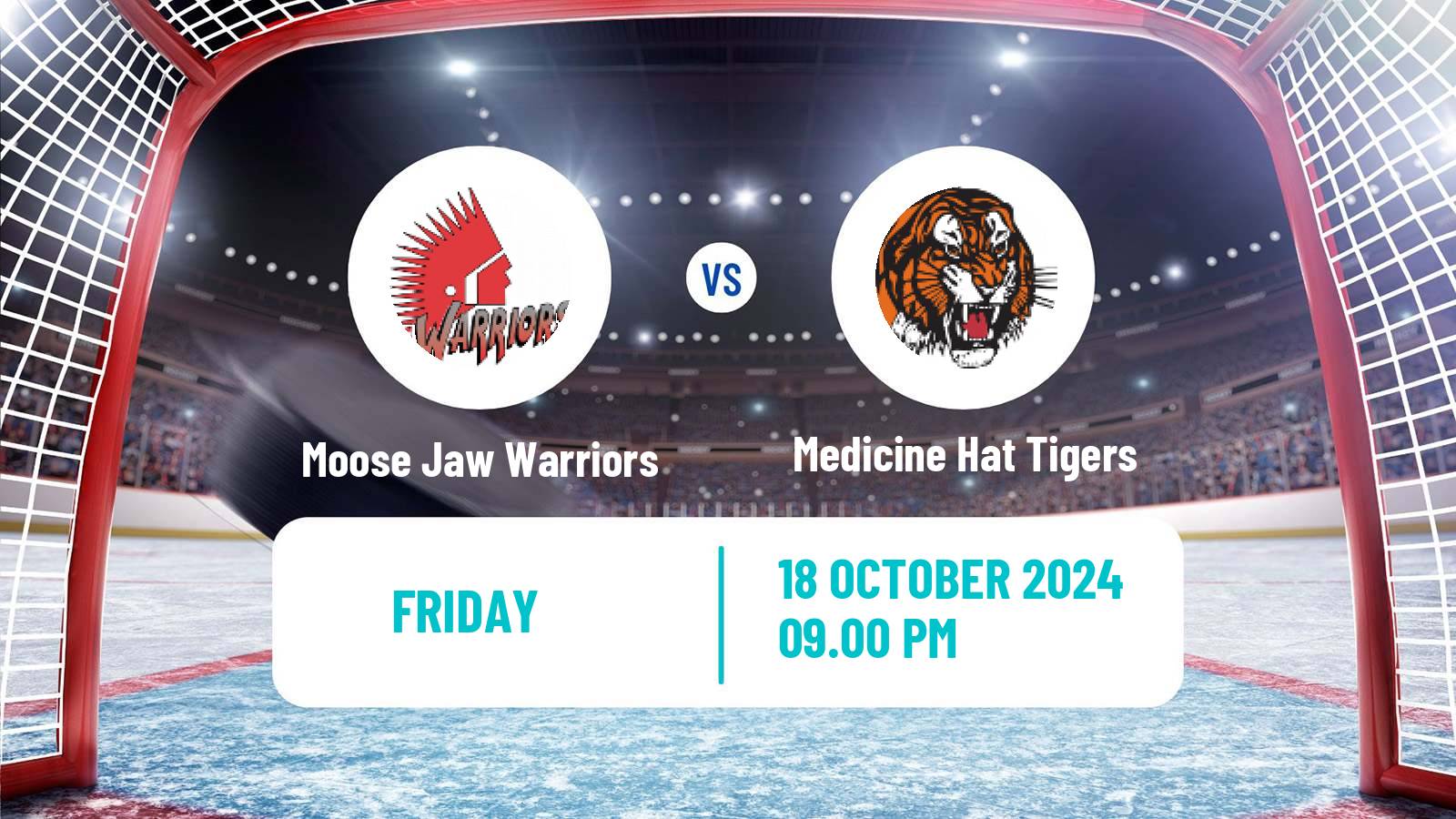 Hockey WHL Moose Jaw Warriors - Medicine Hat Tigers