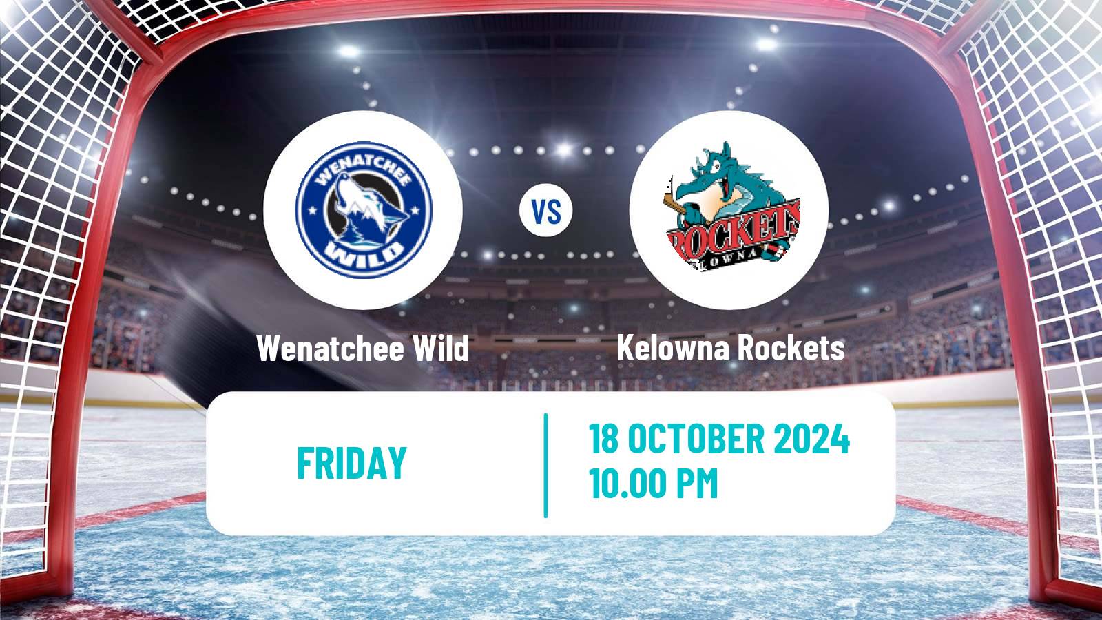 Hockey WHL Wenatchee Wild - Kelowna Rockets