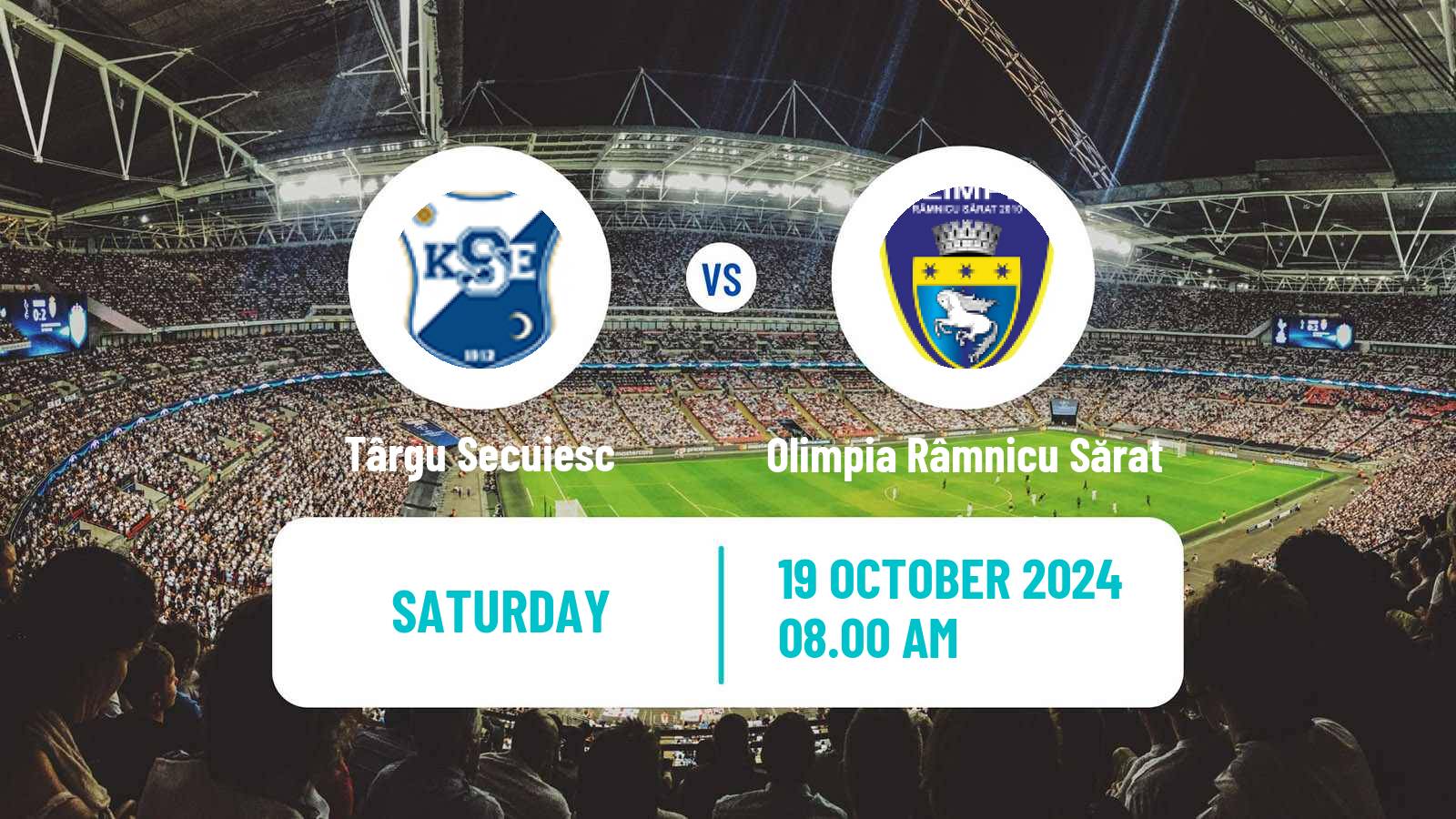 Soccer Romanian Liga 3 - Seria 2 Târgu Secuiesc - Olimpia Râmnicu Sărat