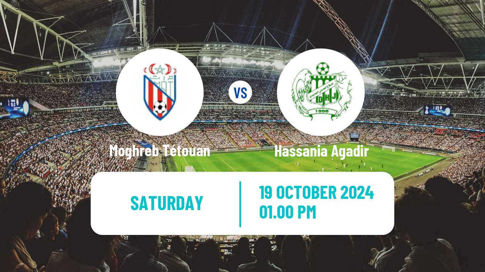 Soccer Moroccan Botola Moghreb Tétouan - Hassania Agadir