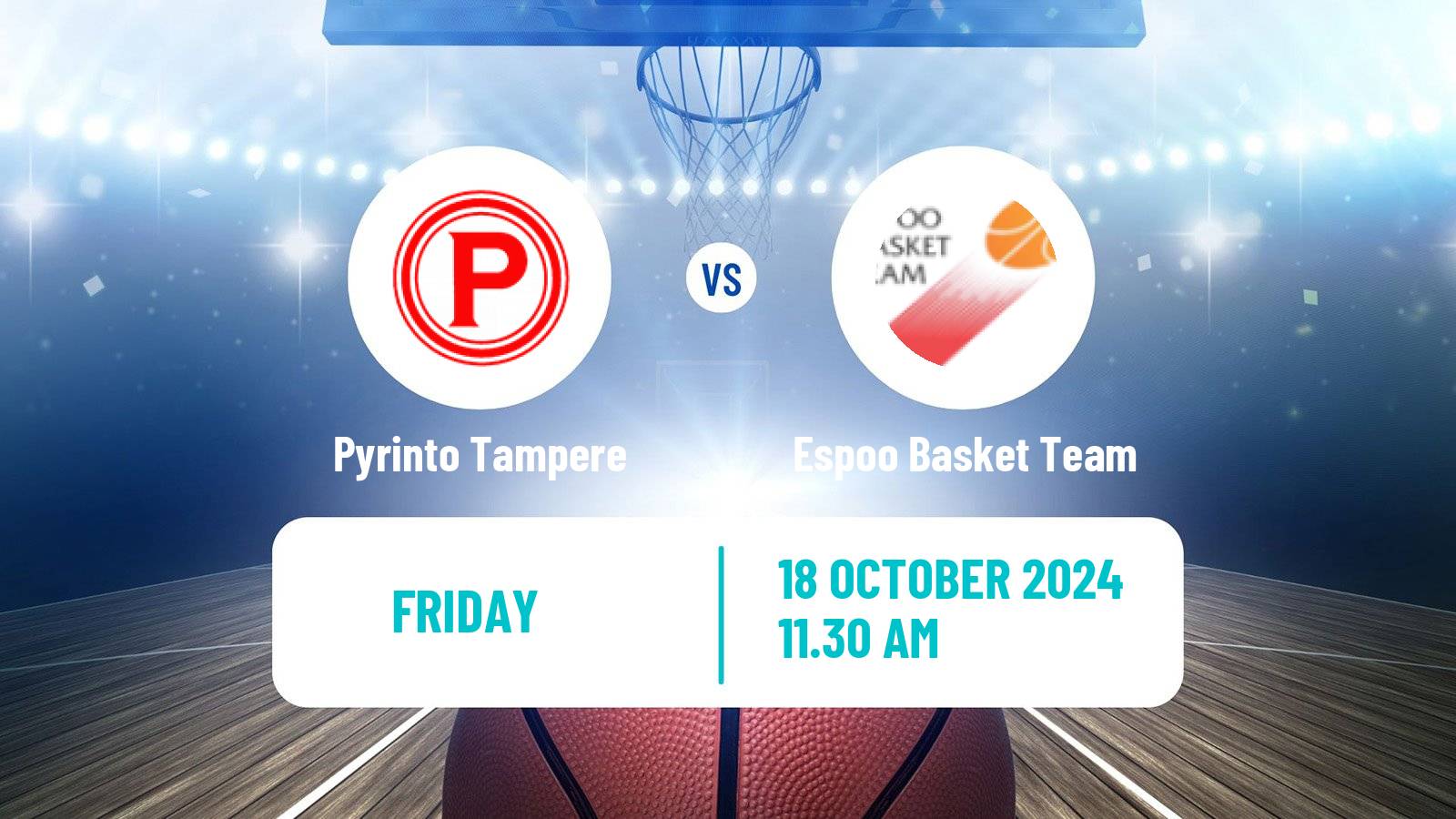 Basketball Finnish Korisliiga Women Pyrinto Tampere - Espoo Basket Team