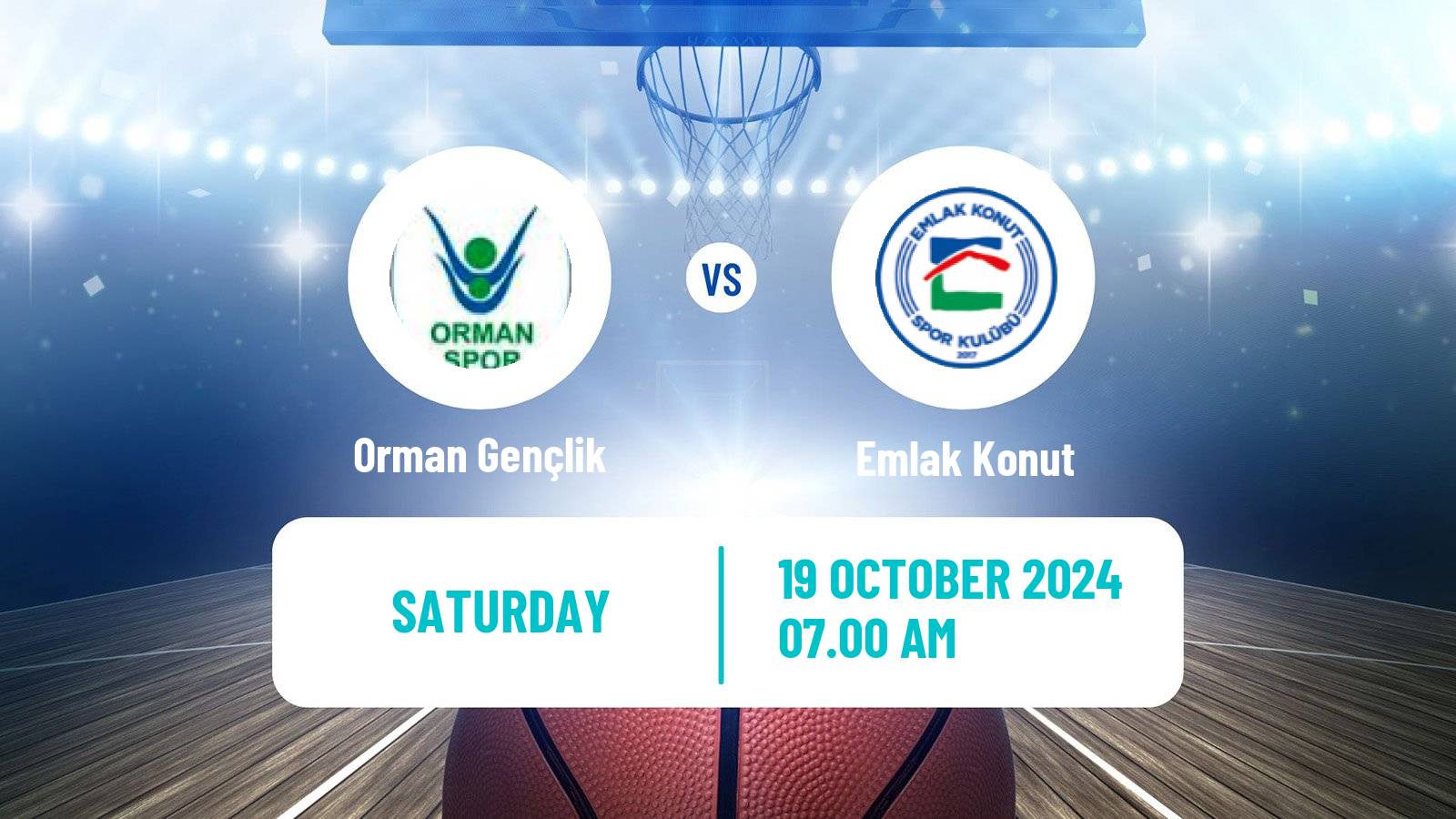 Basketball Turkish Basketball League Women Orman Gençlik - Emlak Konut