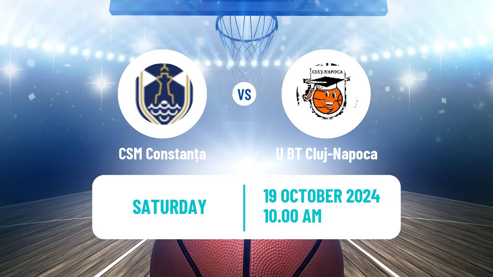 Basketball Romanian Divizia A Basketball CSM Constanța - U BT Cluj-Napoca