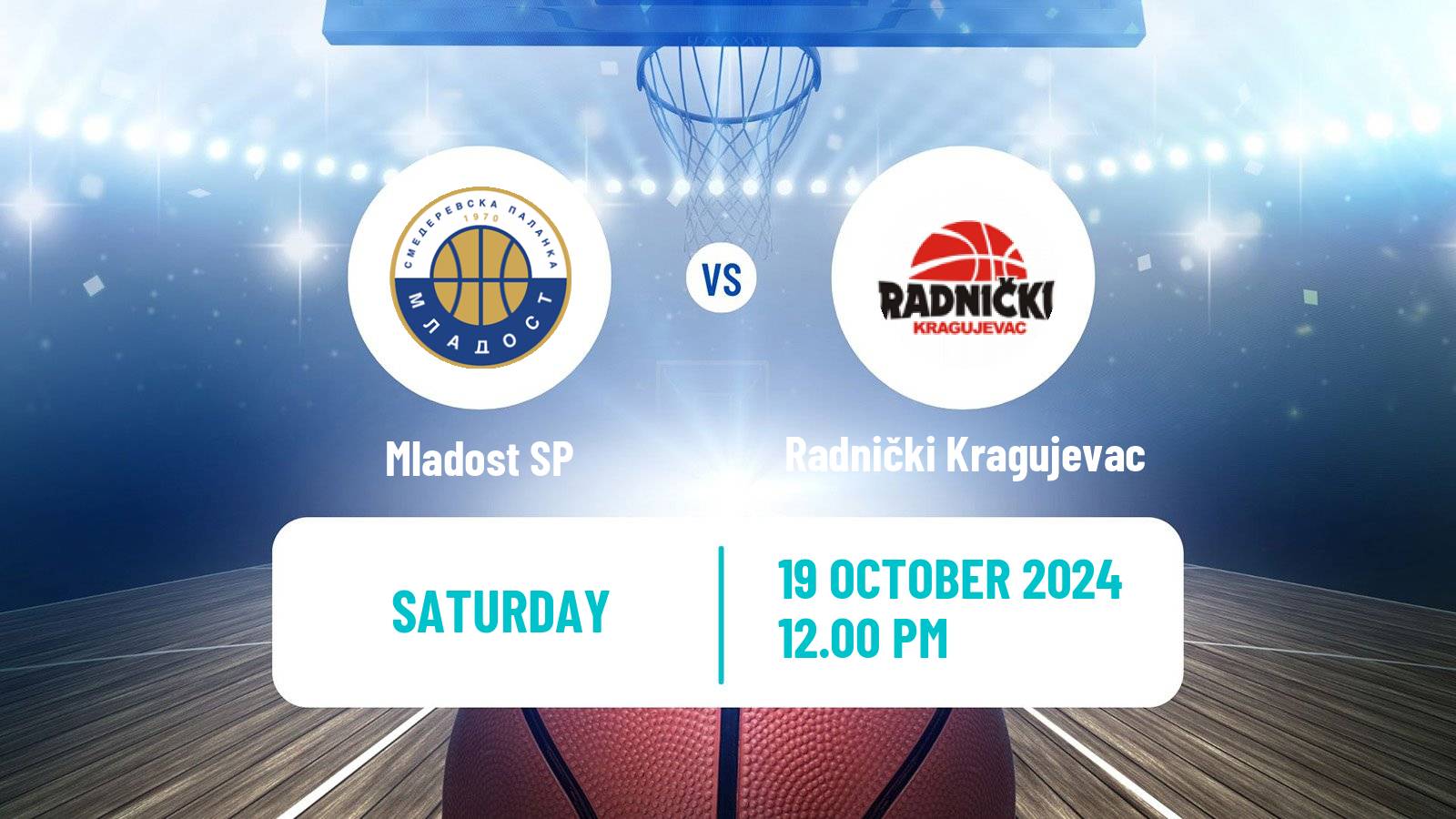 Basketball Serbian First League Basketball Mladost SP - Radnički Kragujevac