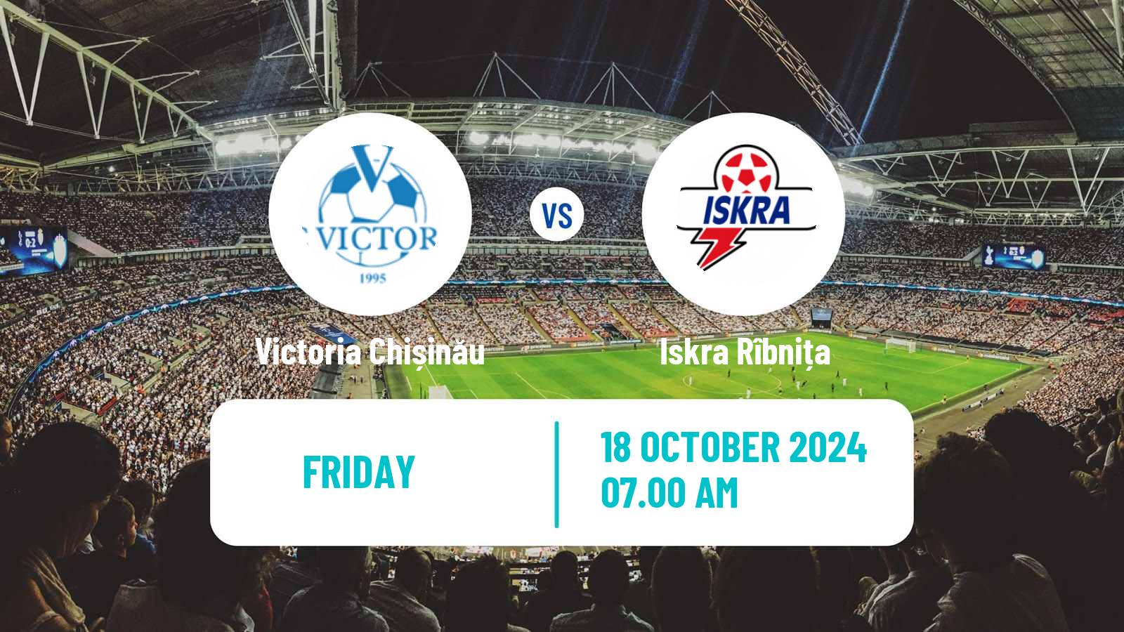 Soccer Moldovan Liga 1 Victoria Chișinău - Iskra Rîbnița