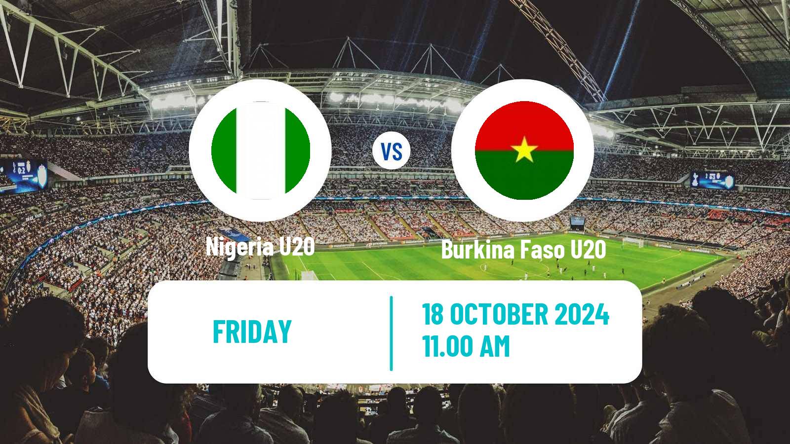 Soccer Friendly Nigeria U20 - Burkina Faso U20