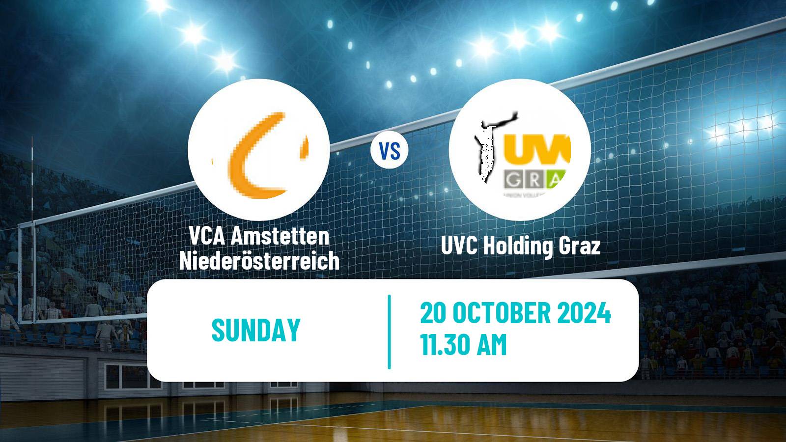 Volleyball Austrian Volley League VCA Amstetten Niederösterreich - UVC Holding Graz