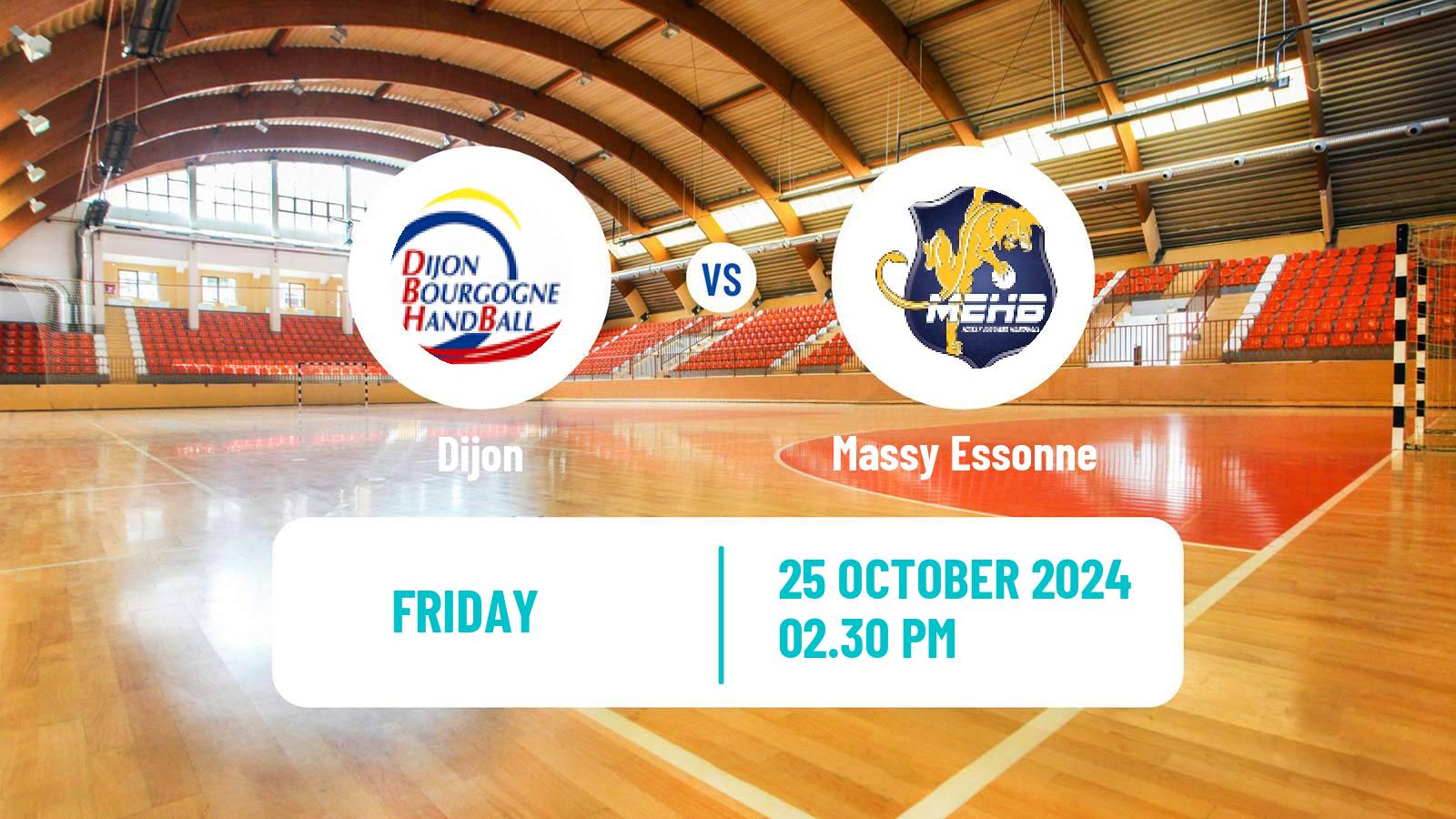 Handball French Proligue Handball Dijon - Massy Essonne