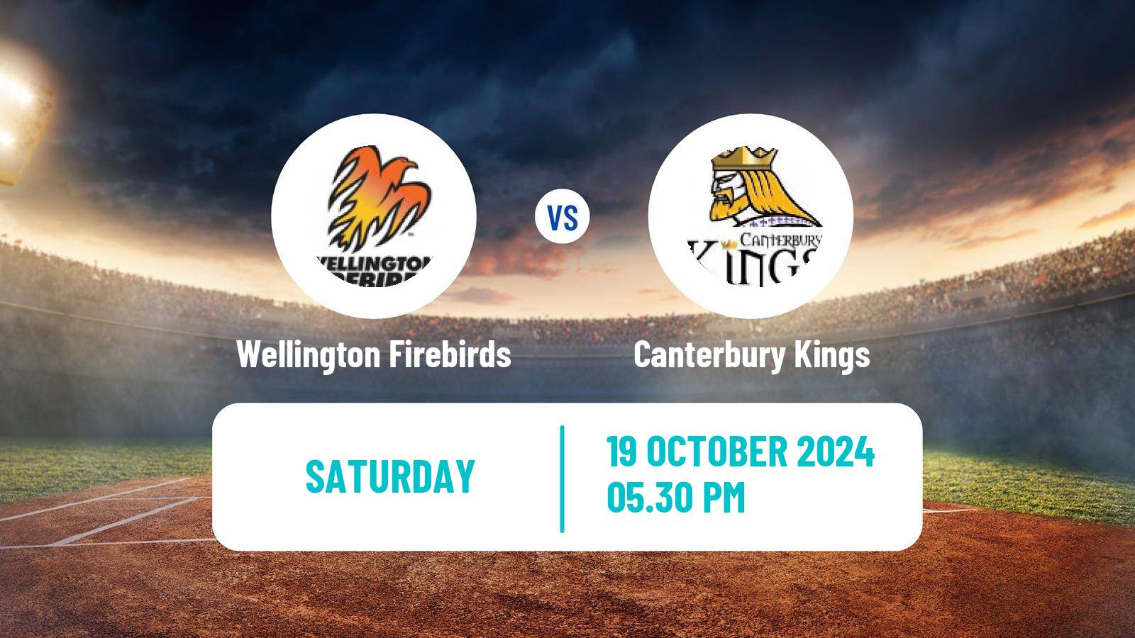 Cricket Ford Trophy Wellington Firebirds - Canterbury Kings