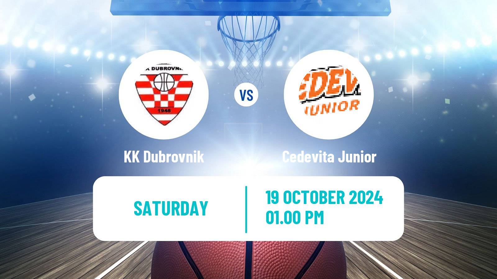 Basketball Croatian Premijer Liga Basketball Dubrovnik - Cedevita Junior