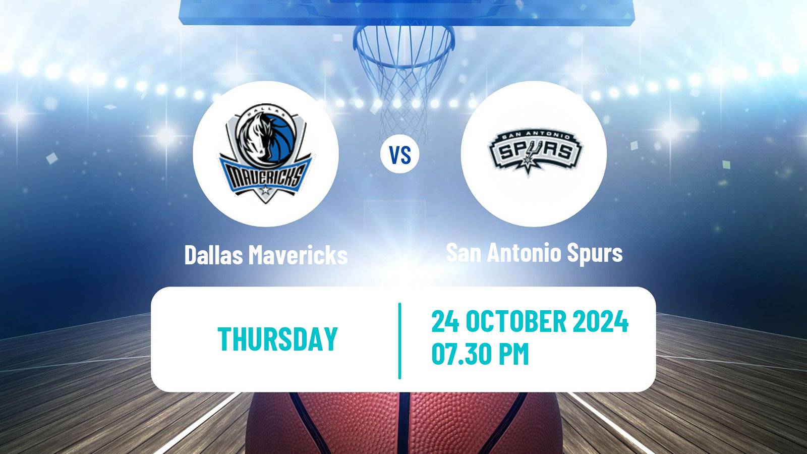 Basketball NBA Dallas Mavericks - San Antonio Spurs