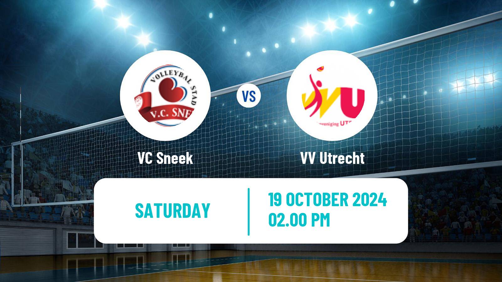 Volleyball Dutch Eredivisie Volleyball Women VC Sneek - VV Utrecht