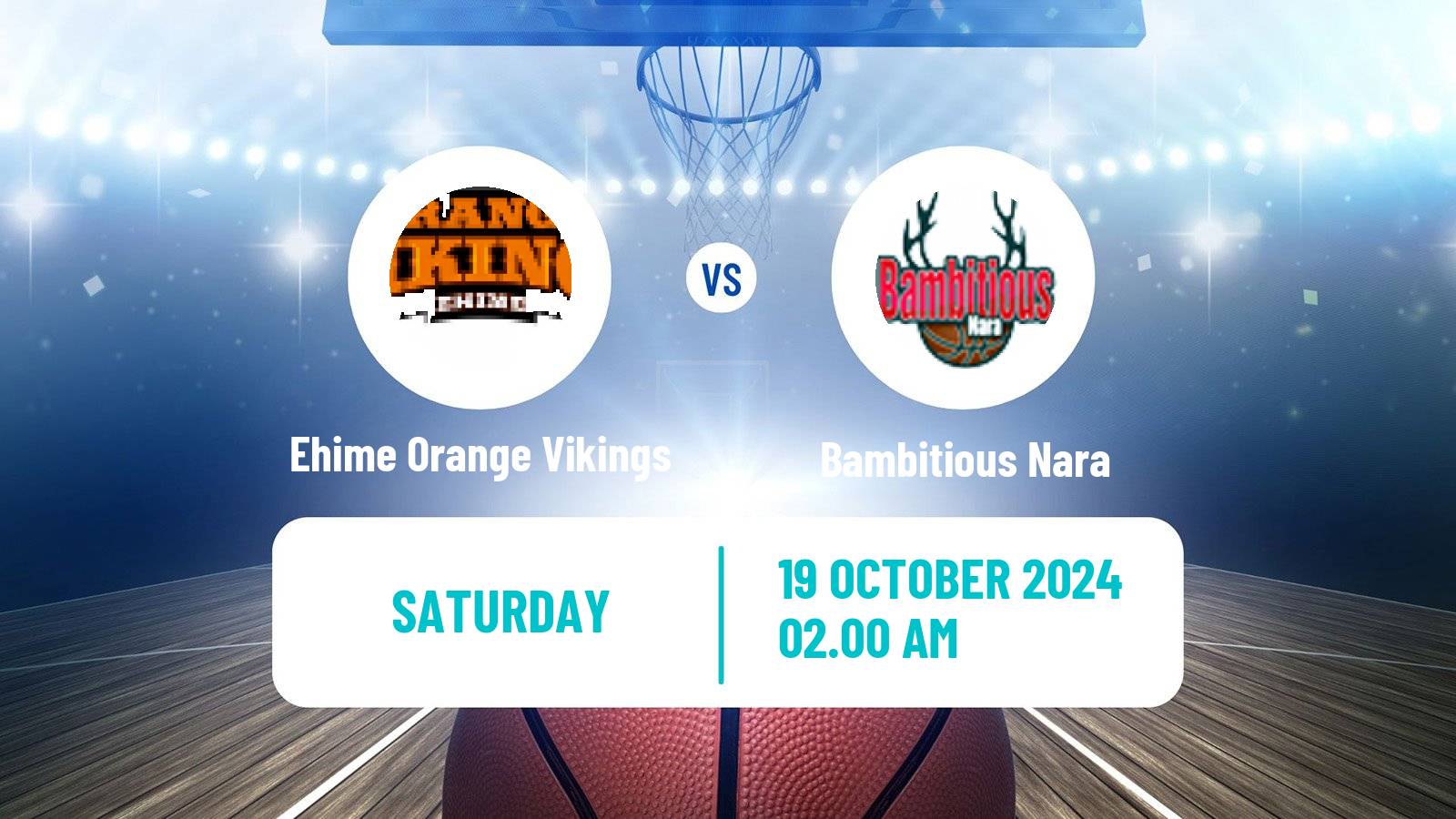 Basketball Japan B2 League Basketball Ehime Orange Vikings - Bambitious Nara