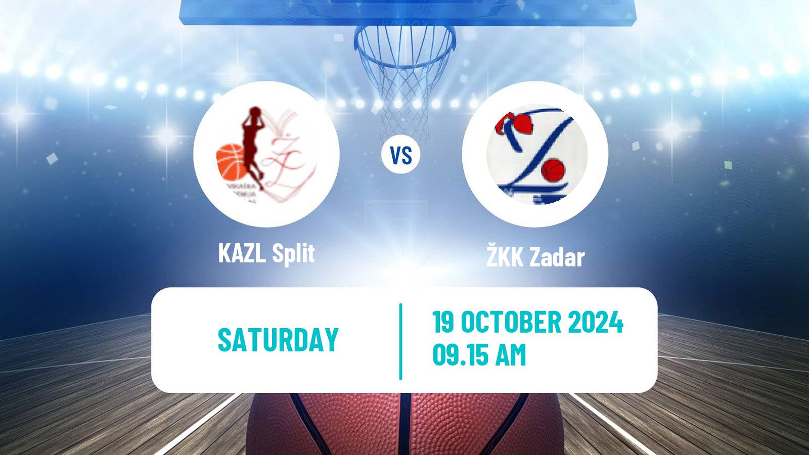 Basketball Croatian Premijer Liga Basketball Women KAZL Split - Zadar