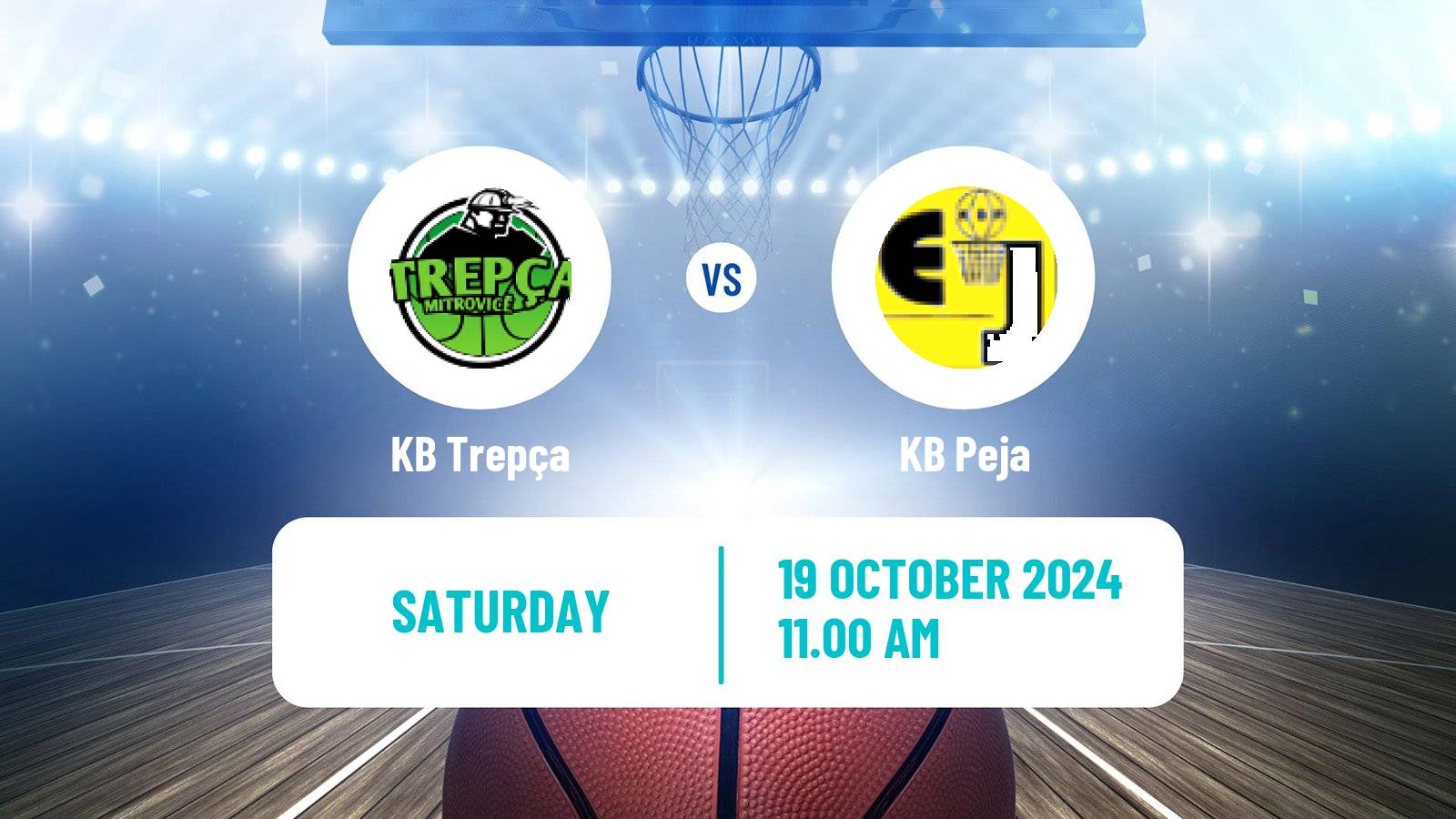 Basketball Kosovo Superliga Basketball Trepça - Peja