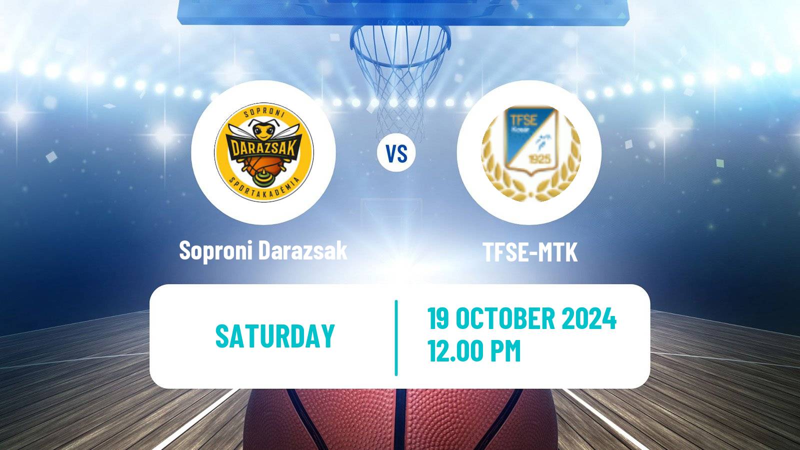 Basketball Hungarian NB I Basketball Women Soproni Darazsak - TFSE-MTK