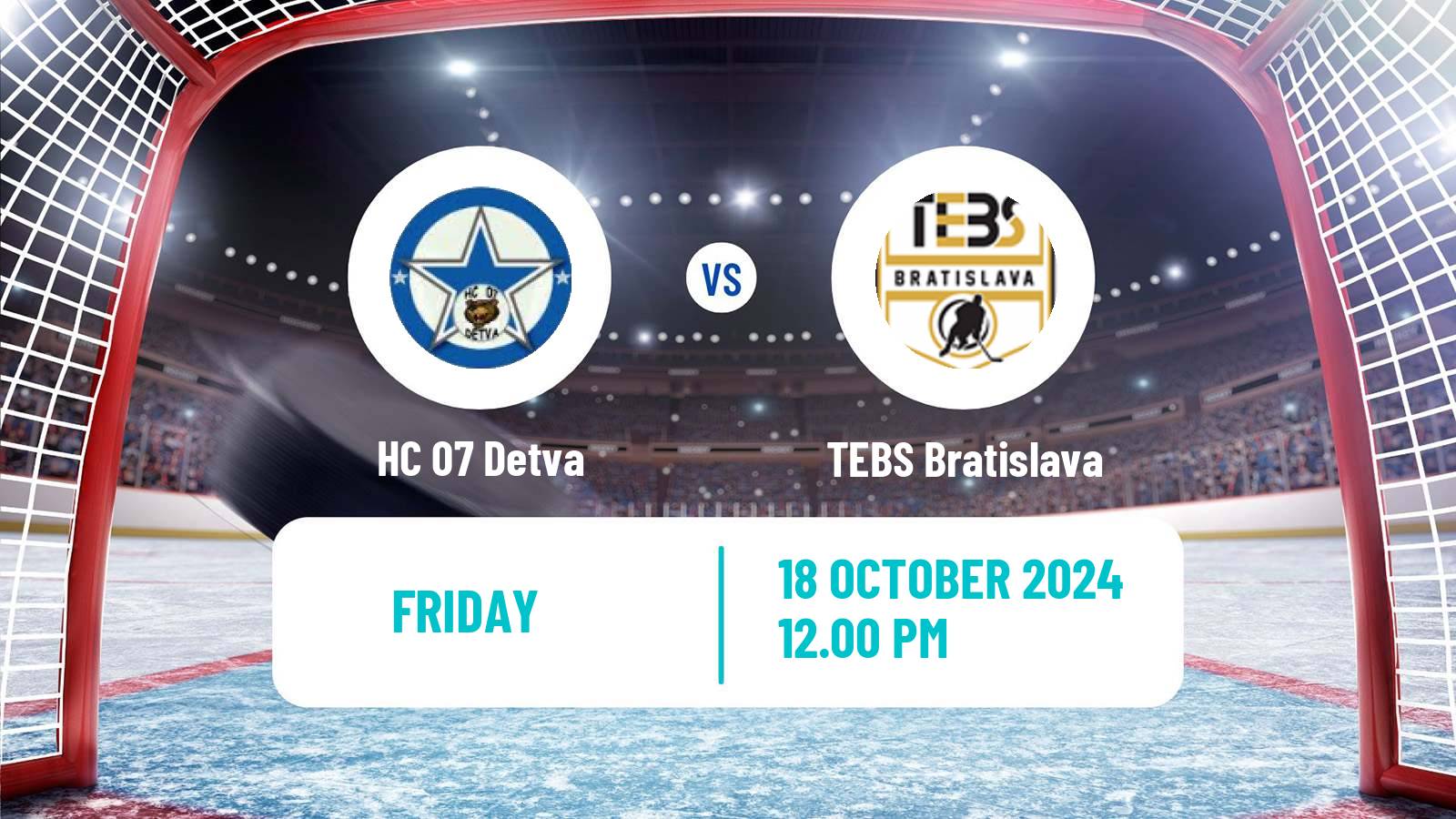 Hockey Slovak 1 Liga Hockey Detva - TEBS Bratislava