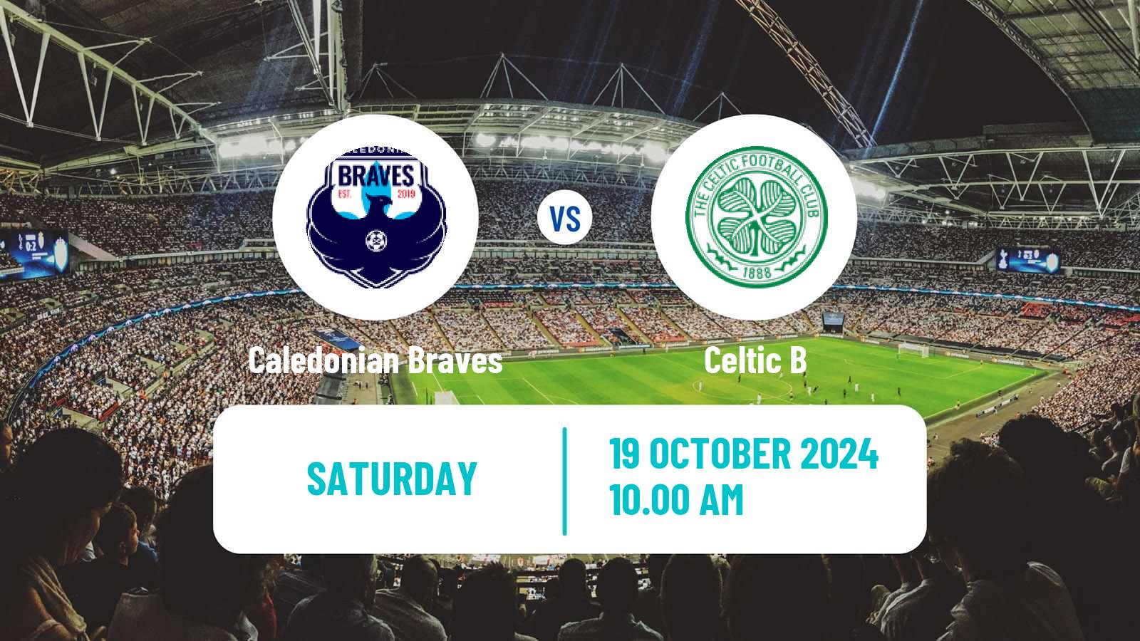 Soccer Scottish Lowland League Caledonian Braves - Celtic B