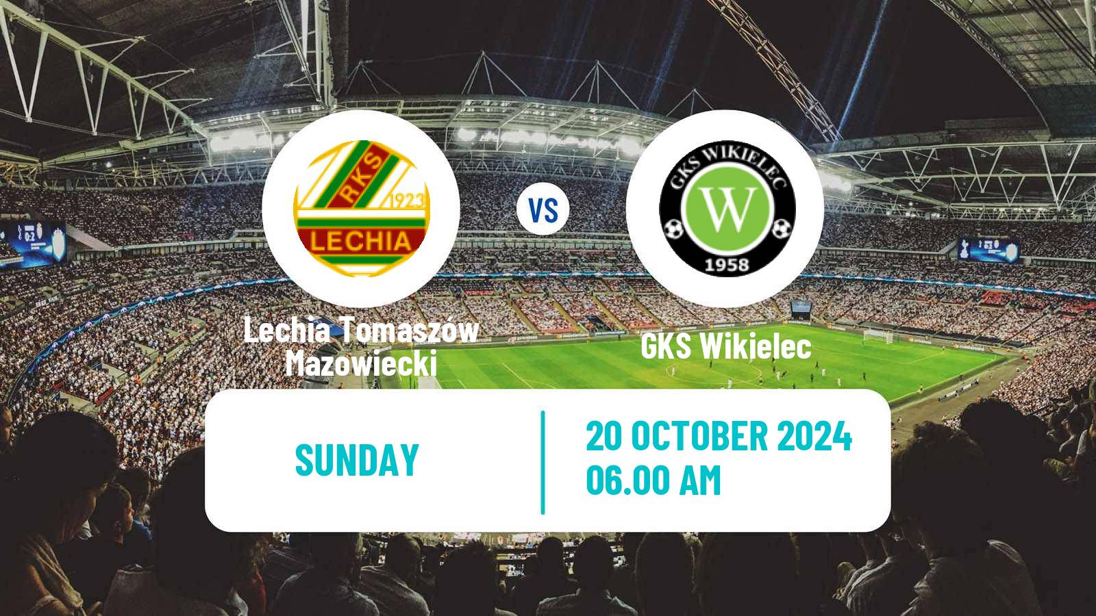 Soccer Polish Division 3 - Group I Lechia Tomaszów Mazowiecki - Wikielec