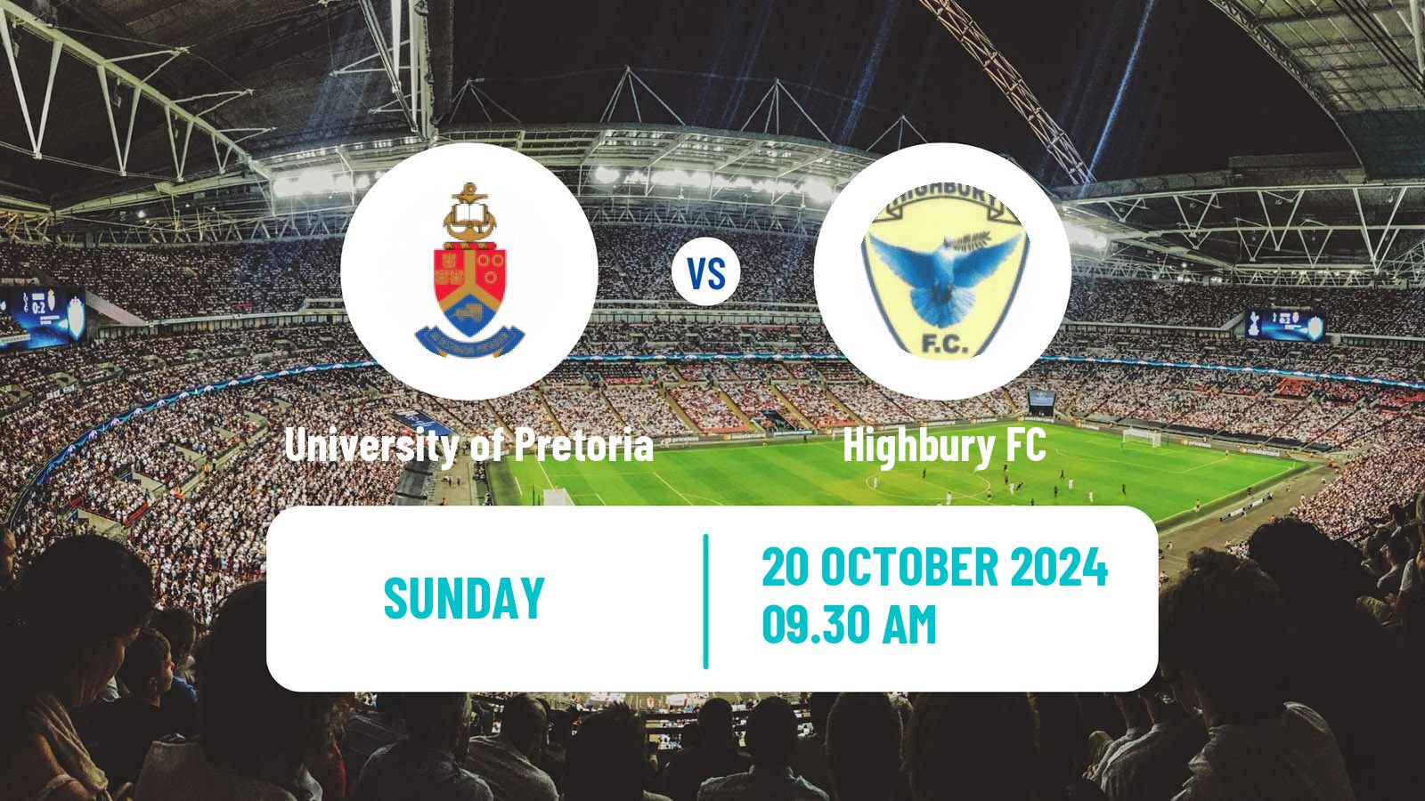 Soccer South African First Division University of Pretoria - Highbury