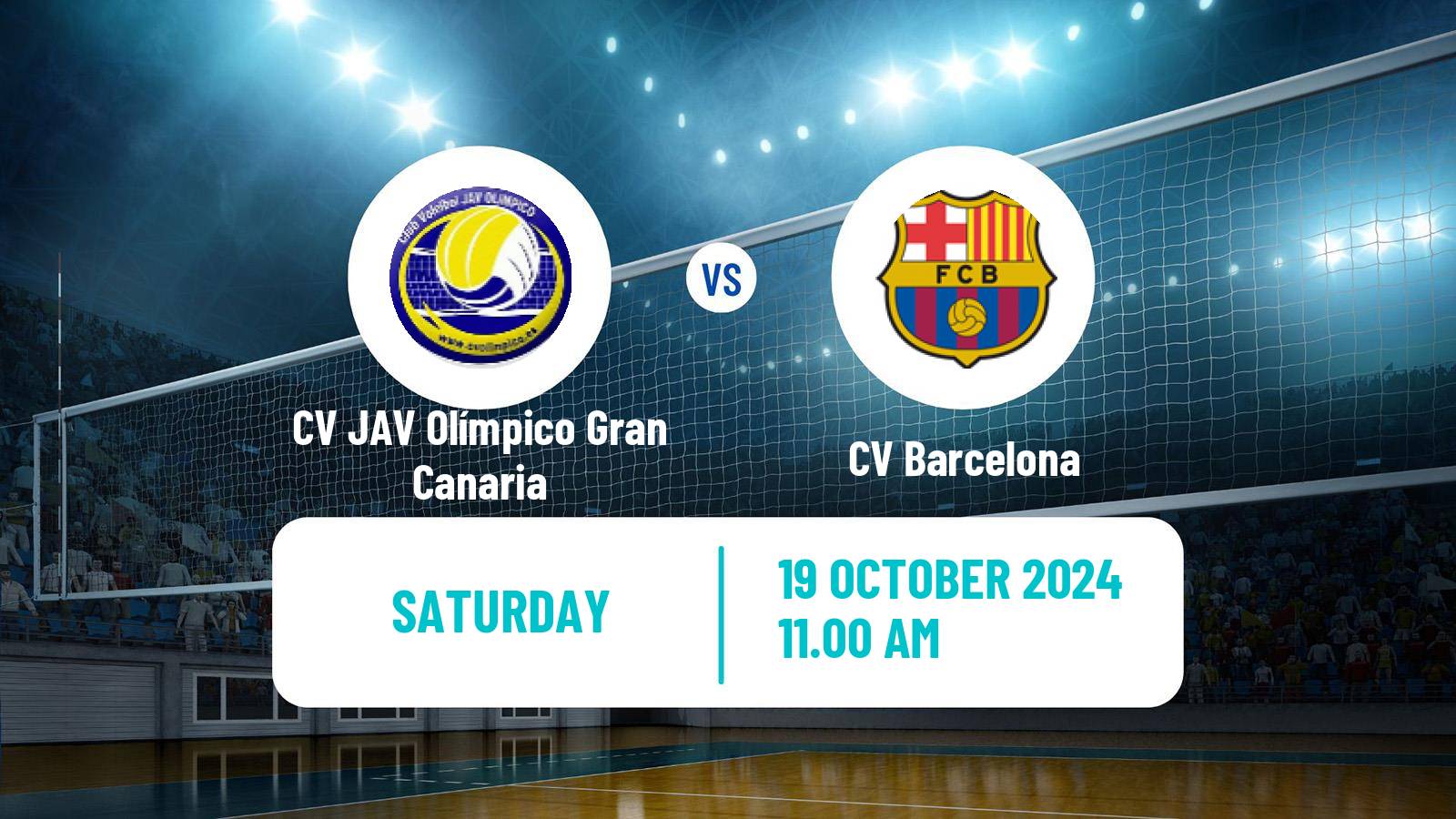 Volleyball Spanish SuperLiga Volleyball Women CV JAV Olímpico Gran Canaria - Barcelona