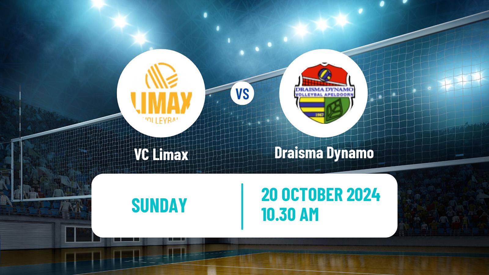 Volleyball Dutch Eredivisie Volleyball Limax - Draisma Dynamo