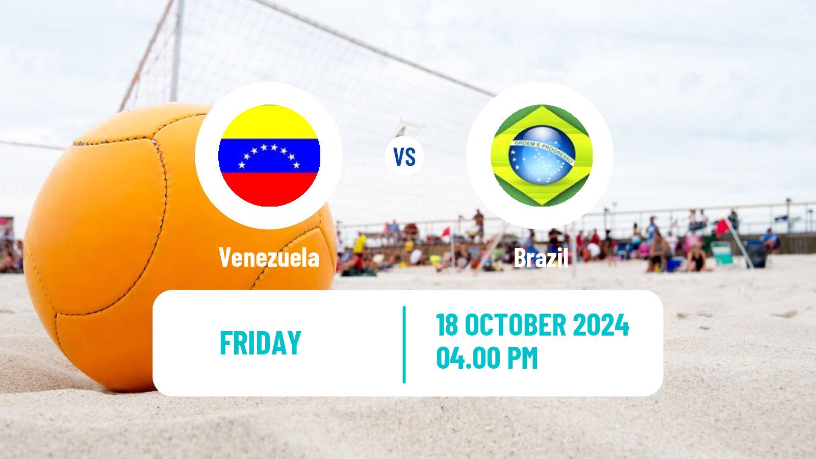 Beach soccer Liga Sudamericana Venezuela - Brazil