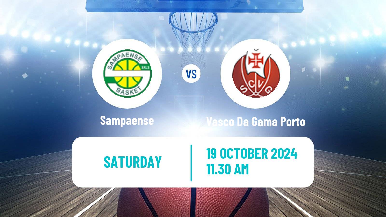 Basketball Portuguese Proliga Basketball Sampaense - Vasco Da Gama Porto