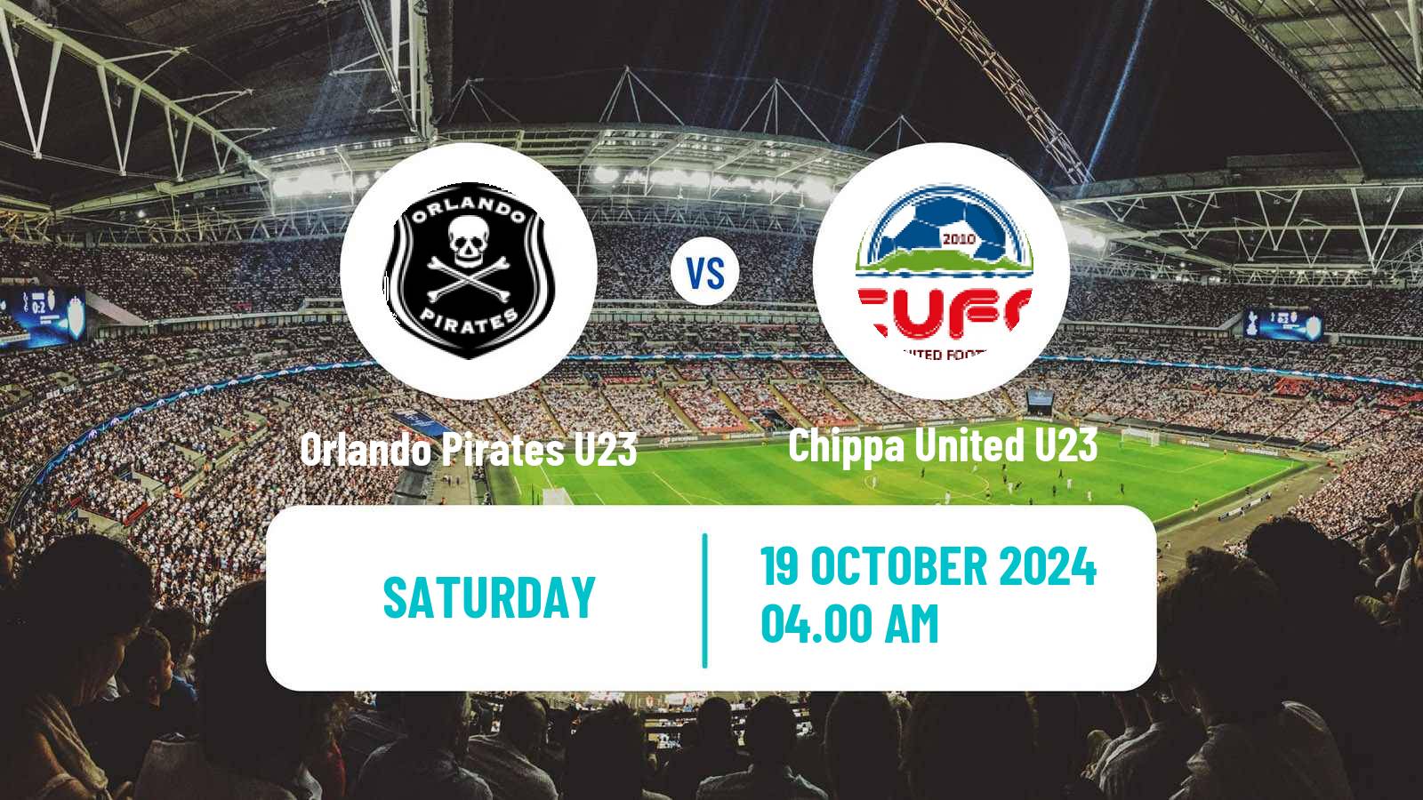 Soccer South African Diski Challenge Orlando Pirates U23 - Chippa United U23